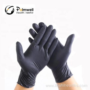 Food Grade Black Nitrile Gloves latex free